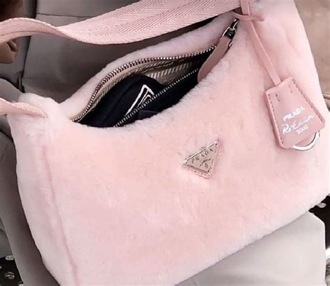 prada glitter bag dupe|pink fluffy prada bag.